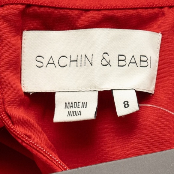 Sachin Babi Julia Bow Column Gown - Picture 4 of 14